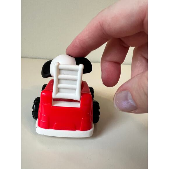 Fisher-Price Little People Dalmatian Fire Truck Toy Vehicle 1997 - Picture 3 of 7